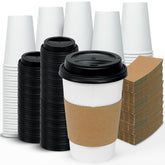 Ginkgo front packaging showing cups lids and sleeves for quick service