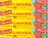 Glad empaque frontal mostrando rollo grande y beneficios de conservación