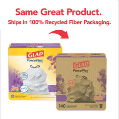 Glad cordón drawstring en primer plano que facilita cierre y transporte