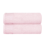 GLAMBURG toalla frontal empacada mostrando color rosa y tamaño práctico