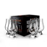 Glencairn front view set of 4 showing elegant tulip shape and uniform clarity