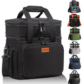 GLENKEY front view showing insulated cooler bag and roomy capacity benefit