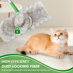 GLIMGLINT comparación de tamaño con cabezal Swiffer para ajuste seguro
