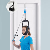 glitz over-door traction device front view showing compact design and door stopper benefit