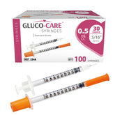 GLUCO-CARE empaque frontal caja 100 unidades, organización para uso industrial