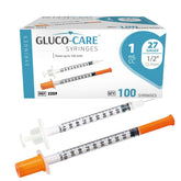 GLUCO-CARE empaque frontal caja 100, suministro confiable
