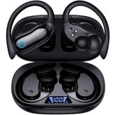 GNMN V7 front view with charging case showing portability and long battery