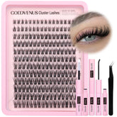 Goddvenus kit frontal mostrando las 192 clusters y accesorios, ideal para un look natural
