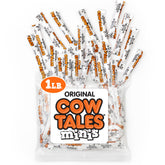 Goetze's bolsa frontal de Cow Tales Minis vainilla mostrando presentación y marca