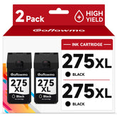 GoFlowmo 275XL front packaging showing two cartridges and benefits