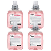 GOJO envase frontal cranberry mostrando etiqueta y volumen, fácil identificación