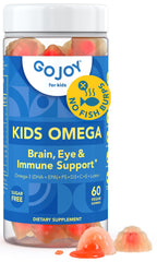 GOJOY NATURALS frente del envase que muestra fórmula vegana y sin azúcar