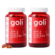 Goli front package showing bottle and label, clear product identity and convenience