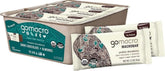 GoMacro front packaging showing organic dark chocolate almonds and certifications