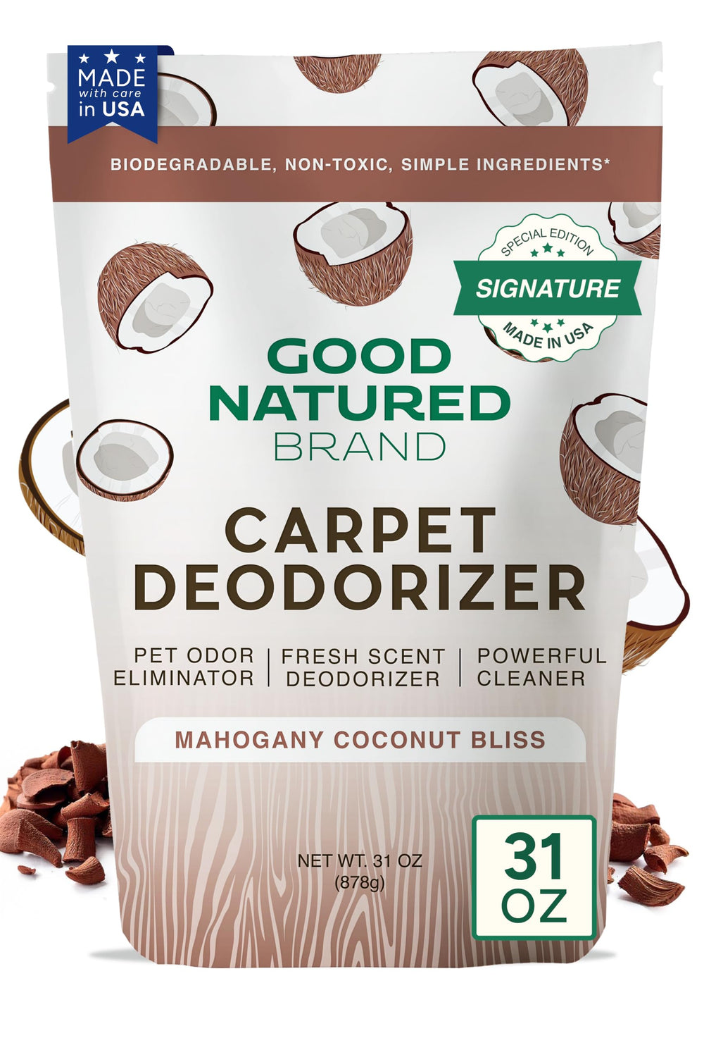 Good Natured Brand envase frontal 31 oz mostrando presentación y beneficio fresco