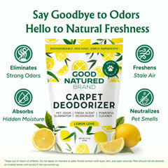 Good Natured Brand textura del polvo en primer plano, fácil aplicación y absorción