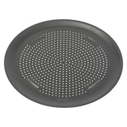 GoodCook bandeja frontal mostrando tamaño y borde perforado, garantiza corteza crujiente