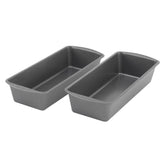 GoodCook frente del set de moldes para pan, muestra tamaño y acabado útil