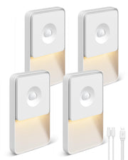 GOODEA paquete frontal de cuatro luces nocturnas muestra conveniencia