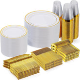 Goodluck front packaging showing 600-piece elegant gold set and easy hosting benefit