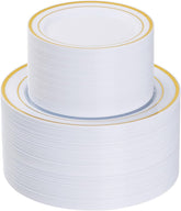 Goodluck front packaging showing 200 gold plates and clear branding for easy event planning