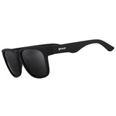goodr gafas Hooked on Onyx vista frontal con protección UV para rendimiento