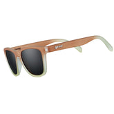 goodr front view showing classic frame and flattering fit benefit: versatile style