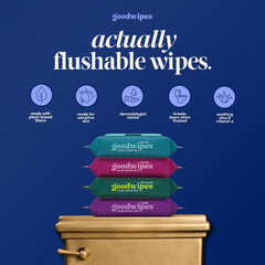 goodwipes primer plano textura de la toallita, suave y resistente