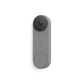 Google Nest Doorbell frontal mostrando diseño Hazel y resolución 2K