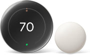 Google Nest Pro front view showing polished silver finish and clear display, promotes stylish control
