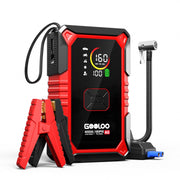 GOOLOO A5 front view showing compact rugged body and control panel, for reliable roadside power