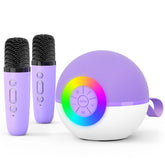 goopow front view showing compact speaker and box, highlights portability and fun