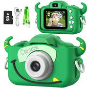 goopow front packaging showing camera and included accessories, clear product overview