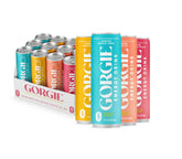 GORGIE front packaging 12-pack shows shelf-ready convenience and freshness