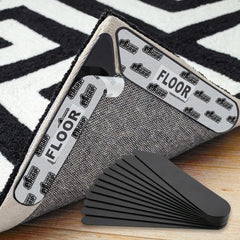 GORILLA GRIP pack frontal mostrando las 12 unidades para fijar alfombras