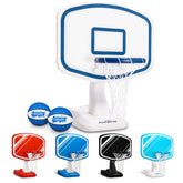 GoSports Splash Hoop PRO front view showing sturdy base and backboard, durable pool play
