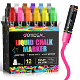 GOTIDEAL embalaje frontal mostrando colores y marca, atractivo visual