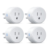 Govee enchufe frontal pack 4 mostrando los cuatro tomas para control inteligente