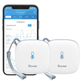 Govee H5179 front view showing compact design and display, for easy monitoring