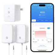 GoveeLife front packaging showing 2-pack sensor and gateway for quick setup