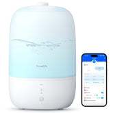 GoveeLife humidificador frontal mostrando diseño compacto y depósito 3L