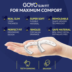 GOYO detalle de textura y material flexible para ajuste cómodo