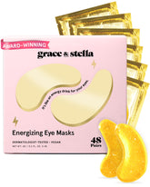 grace & stella front tin showing gold patch pairs and benefits