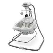 Graco DuetConnect LX vista frontal mostrando asiento acogedor y base segura