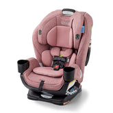 Graco Extend2Fit front view showing seat contours and comfort benefit