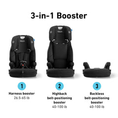 Graco side profile highlighting slim, lightweight design for effortless transfers