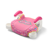 Graco TurboBooster frontal en diseño Barbie mostrando perfil cómodo y color atractivo