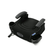 Graco TurboBooster LX front view showing compact booster for easy installation and comfort