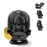 Graco vista frontal del asiento mostrando diseño y acolchado para comodidad