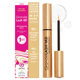 Grande Cosmetics front packaging showing bottle and box, communicates full supply benefit